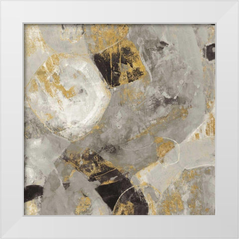 Painted Desert Neutral White Modern Wood Framed Art Print by Vassileva, Silvia