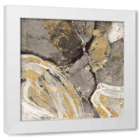 Phoenix Neutral White Modern Wood Framed Art Print by Hristova, Albena