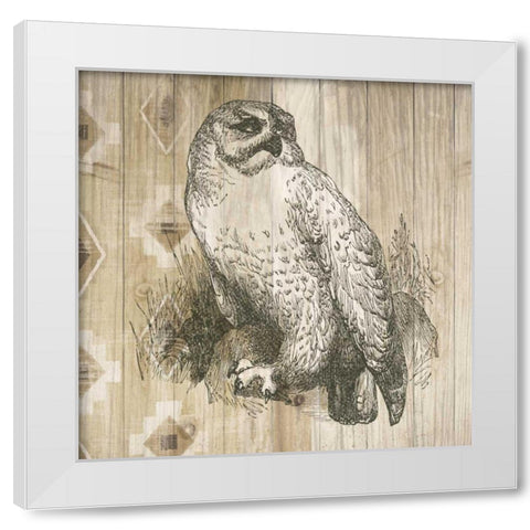 Natural History Lodge II White Modern Wood Framed Art Print by Wild Apple Portfolio