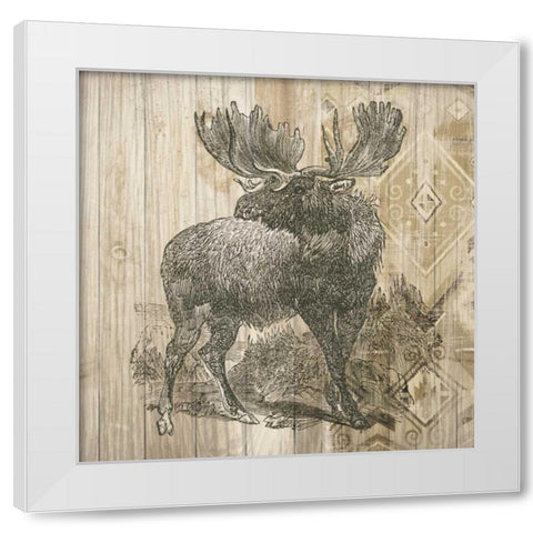 Natural History Lodge VIII White Modern Wood Framed Art Print by DeNeige, Elyse