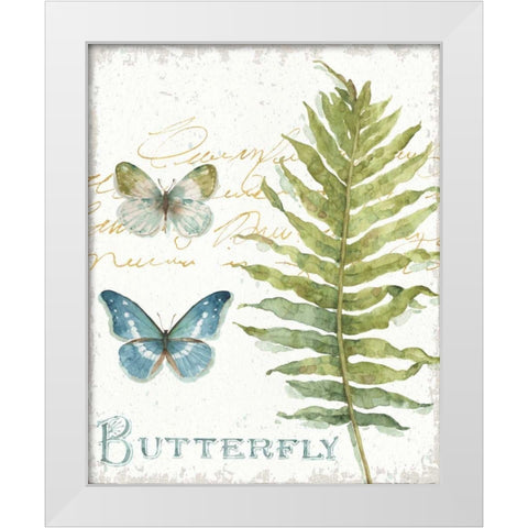 My Greenhouse Botanical IV White Modern Wood Framed Art Print by Audit, Lisa