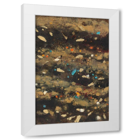 Summer Embers I White Modern Wood Framed Art Print by Hristova, Albena