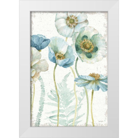 My Greenhouse Flowers I Crop on Wood White Modern Wood Framed Art Print by Audit, Lisa