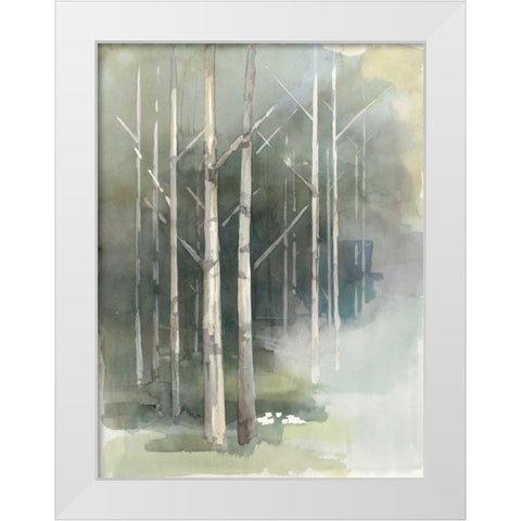 Birch Grove II White Modern Wood Framed Art Print by Tillmon, Avery