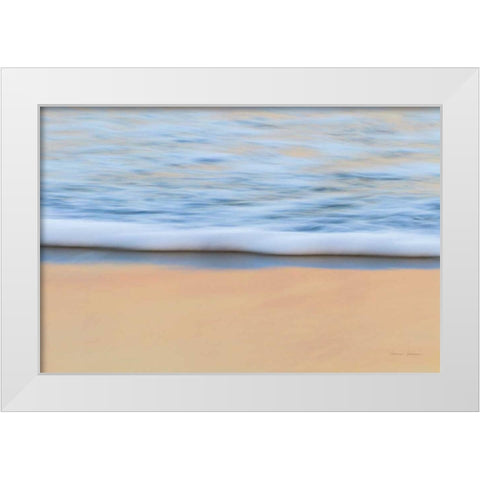 Oceans Edge White Modern Wood Framed Art Print by Gendreau, Katherine