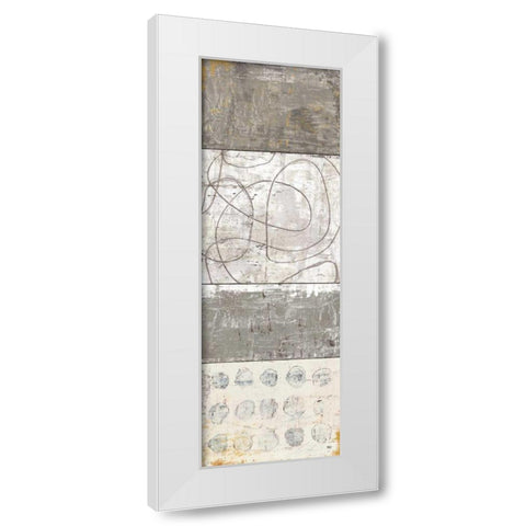Scorched Earth II White Modern Wood Framed Art Print by Mullan, Michael