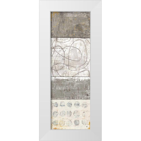 Scorched Earth II White Modern Wood Framed Art Print by Mullan, Michael
