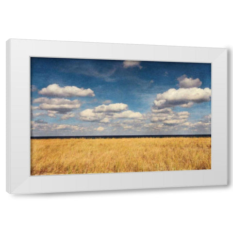 Bend in the Road Beach White Modern Wood Framed Art Print by Gendreau, Katherine