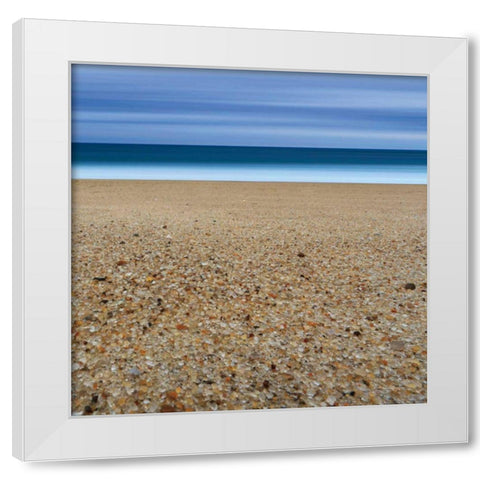 Glass Sand White Modern Wood Framed Art Print by Gendreau, Katherine