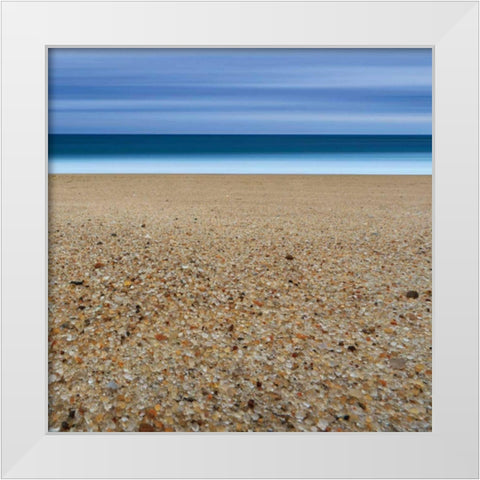 Glass Sand White Modern Wood Framed Art Print by Gendreau, Katherine