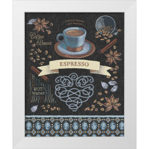 Espresso White Modern Wood Framed Art Print by Grove, Beth
