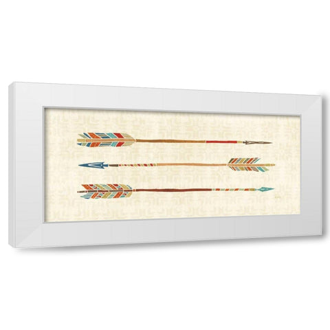 Southwest at Heart VII White Modern Wood Framed Art Print by Charron, Veronique