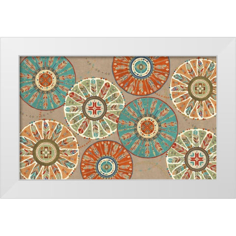 Southwest at Heart XII White Modern Wood Framed Art Print by Charron, Veronique