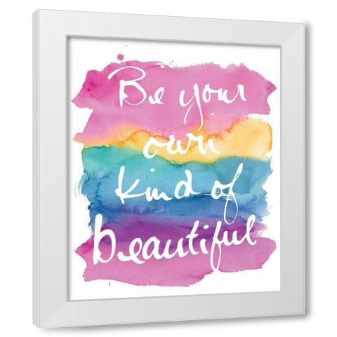 Miami Beautiful White Modern Wood Framed Art Print by Schick, Mike