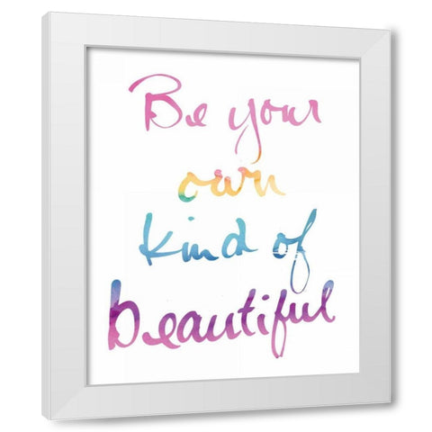 Miami Beautiful White White Modern Wood Framed Art Print by Schick, Mike