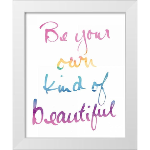 Miami Beautiful White White Modern Wood Framed Art Print by Schick, Mike