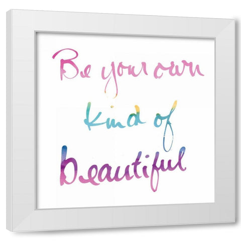 Miami Beautiful White Sq White Modern Wood Framed Art Print by Schick, Mike