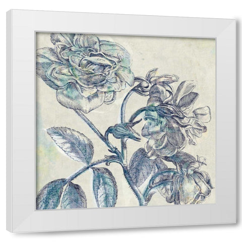 Belle Fleur I White Modern Wood Framed Art Print by Schlabach, Sue