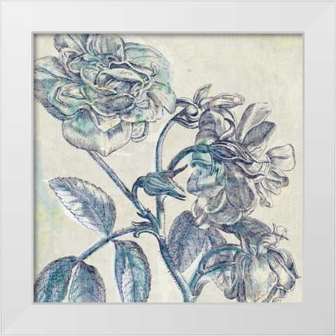 Belle Fleur I White Modern Wood Framed Art Print by Schlabach, Sue