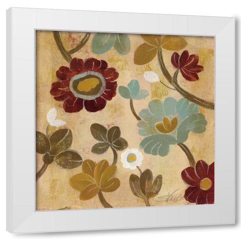 Arts and Crafts Garden II White Modern Wood Framed Art Print by Vassileva, Silvia