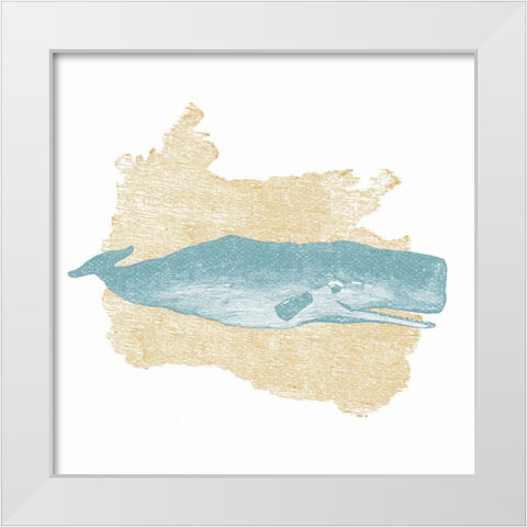 Sea Brights III White Modern Wood Framed Art Print by Wild Apple Portfolio