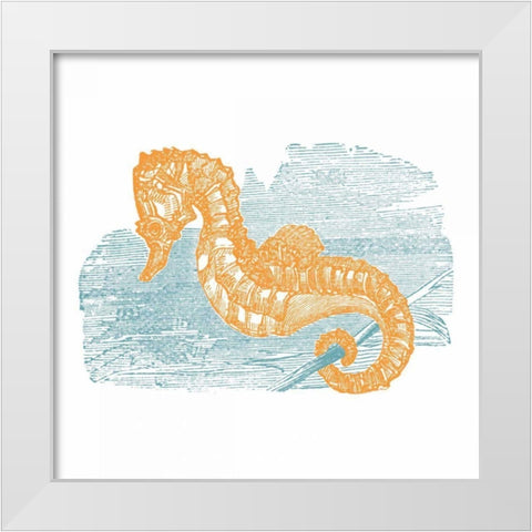 Sea Brights IV White Modern Wood Framed Art Print by Wild Apple Portfolio