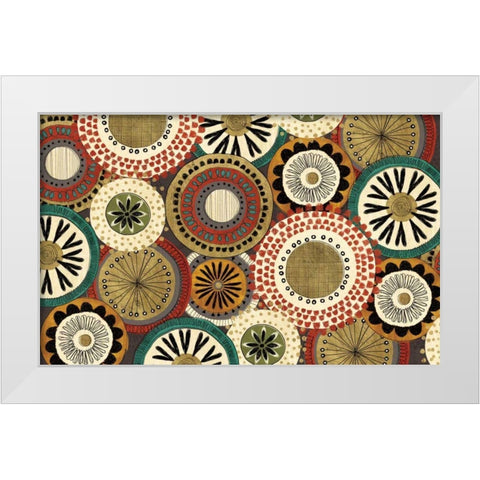 Spice Road I White Modern Wood Framed Art Print by Charron, Veronique