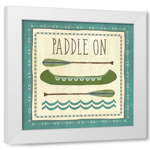 Lake Retreat I White Modern Wood Framed Art Print by Charron, Veronique