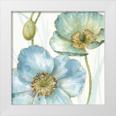 My Greenhouse Flowers II White Modern Wood Framed Art Print by Audit, Lisa