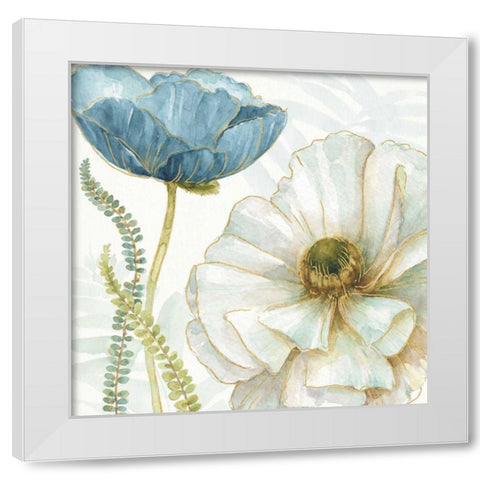 My Greenhouse Flowers III White Modern Wood Framed Art Print by Audit, Lisa