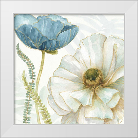 My Greenhouse Flowers III White Modern Wood Framed Art Print by Audit, Lisa