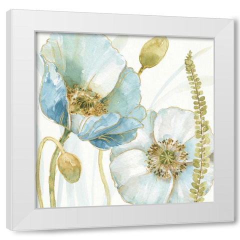 My Greenhouse Flowers IV White Modern Wood Framed Art Print by Audit, Lisa