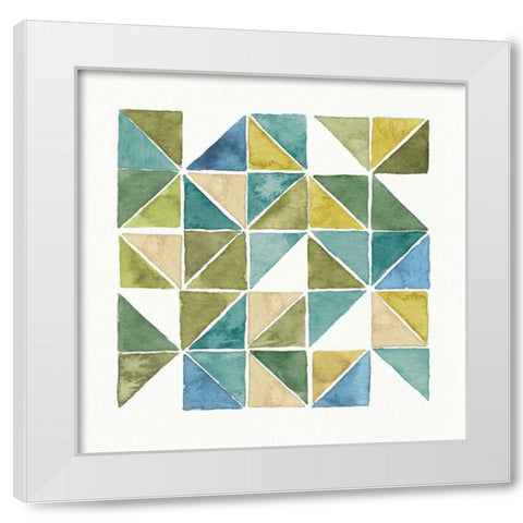 My Greenhouse Geo II White Modern Wood Framed Art Print by Audit, Lisa