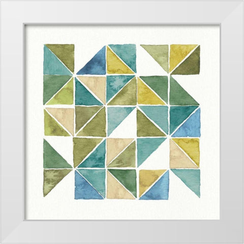 My Greenhouse Geo II White Modern Wood Framed Art Print by Audit, Lisa