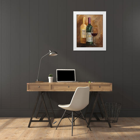 Salute II White Modern Wood Framed Art Print by Tillmon, Avery