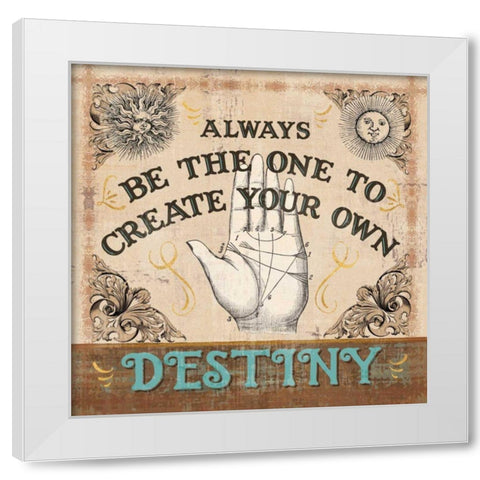 A Great Journey XI White Modern Wood Framed Art Print by Pela Studio