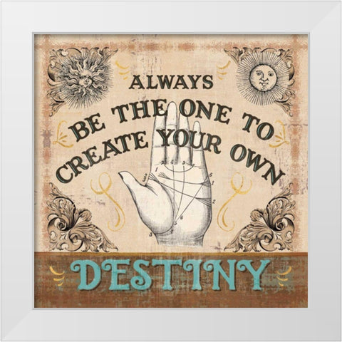 A Great Journey XI White Modern Wood Framed Art Print by Pela Studio