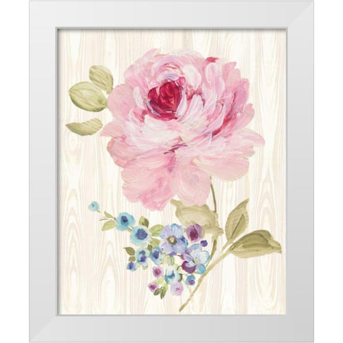 Driftwood Garden VI White Modern Wood Framed Art Print by Wild Apple Portfolio