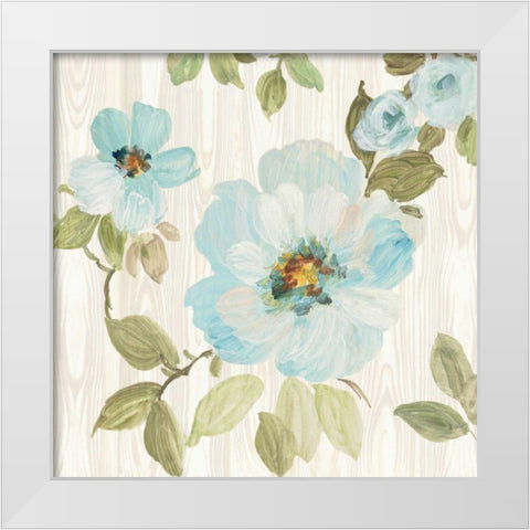 Driftwood Garden VII White Modern Wood Framed Art Print by Wild Apple Portfolio