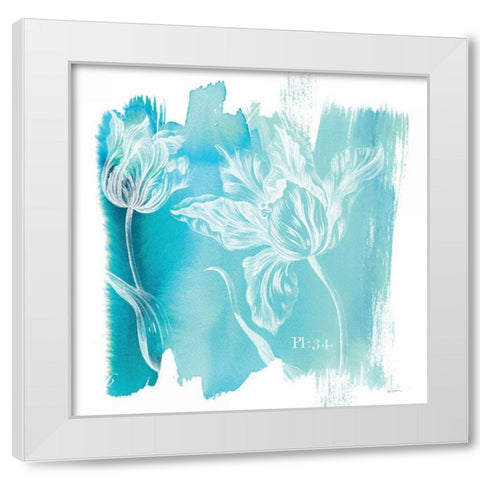 Water Wash I White Modern Wood Framed Art Print by Schlabach, Sue