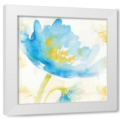 Breeze Bloom II White Modern Wood Framed Art Print by Schlabach, Sue