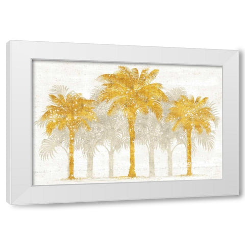 Palm Coast I White Modern Wood Framed Art Print by Schlabach, Sue