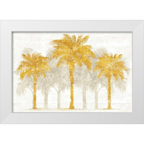 Palm Coast I White Modern Wood Framed Art Print by Schlabach, Sue