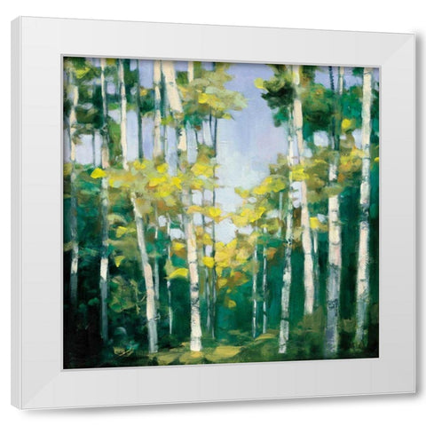 Cripple Creek White Modern Wood Framed Art Print by Purinton, Julia