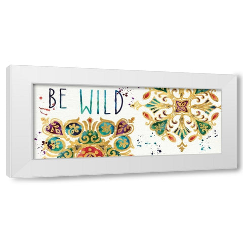Little Jewels VI White Modern Wood Framed Art Print by Aiken, Jess
