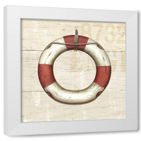 Nautique IV White Modern Wood Framed Art Print by Wiens, James