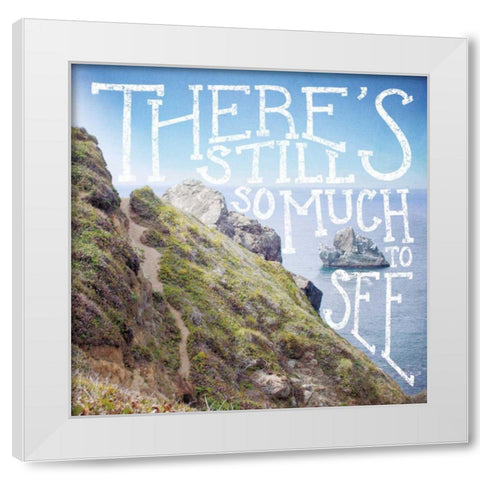 Coastal Adventures I White Modern Wood Framed Art Print by Marshall, Laura