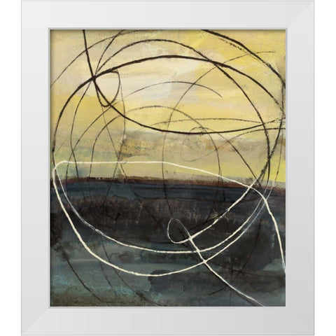 At Dawn Crop White Modern Wood Framed Art Print by Hristova, Albena