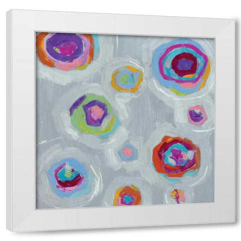 Frolic I Crop White Modern Wood Framed Art Print by Wild Apple Portfolio