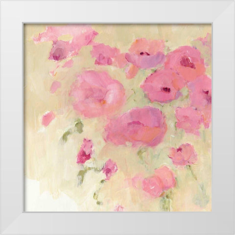 Floral Watercolor Crop White Modern Wood Framed Art Print by Tillmon, Avery